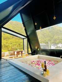 杭州1.5h直達｜在安吉私湯民宿泡進12月的山景裡