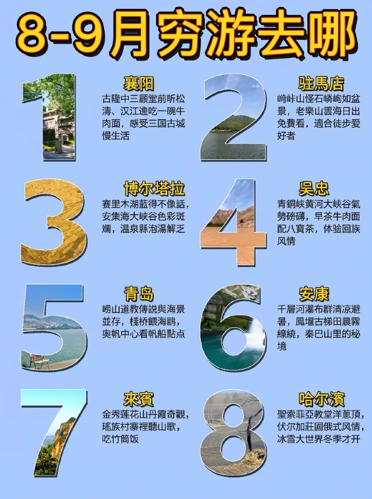 직접 가본 9월 가성비 여행 8곳, 사람 적고 붐비지 않으며 비용도 절약