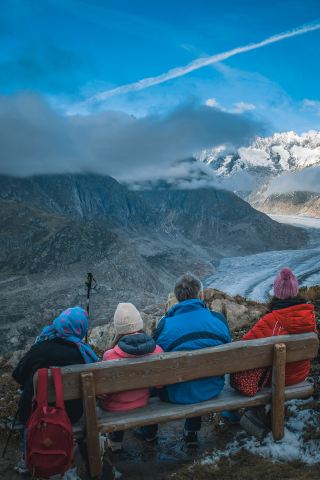 Aletsch Glacier, Switzerland: listen to the heartbeat of the earth above the ice