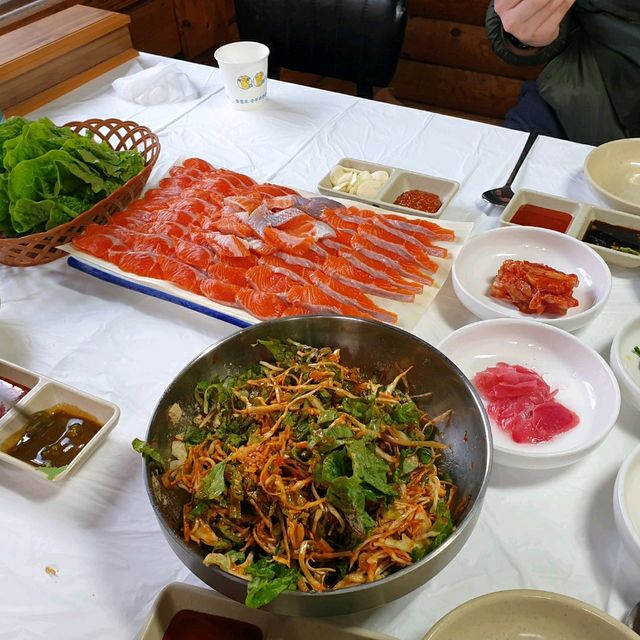 무주 구천동 송어 맛집 구천동송어마을