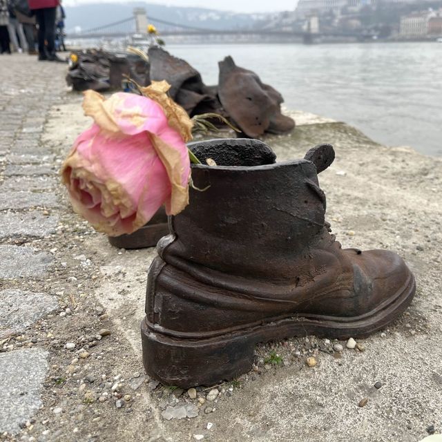 Shoes at Danube River