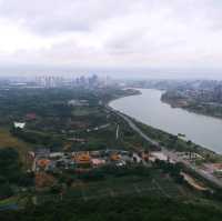 登青秀山鳳凰塔 觀南寧一江兩岸