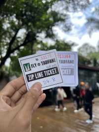 เที่ยวน้ำตกตาดฟาน เล่นซิปไลน์ผ่านน้ำตก
