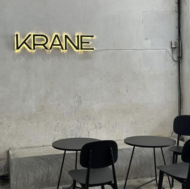KRANE คาเฟ่ในหาดใหญ่