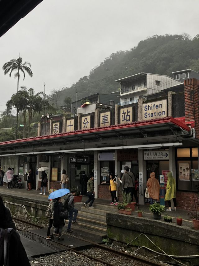 台灣十分放天燈