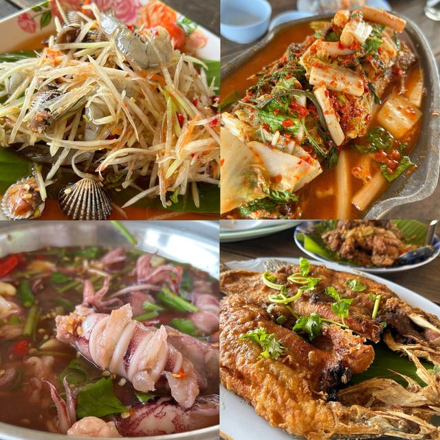ร้านอาหารทะเล สุดทางรัก หาดเจ้าหลาว จันทบุรี