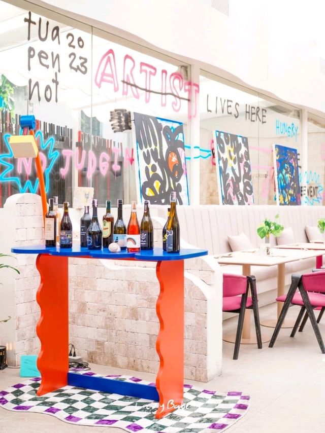 Art restaurant ✨🌈 คาเฟ่ลับๆ ในโรงแรม น่ารักมากกก