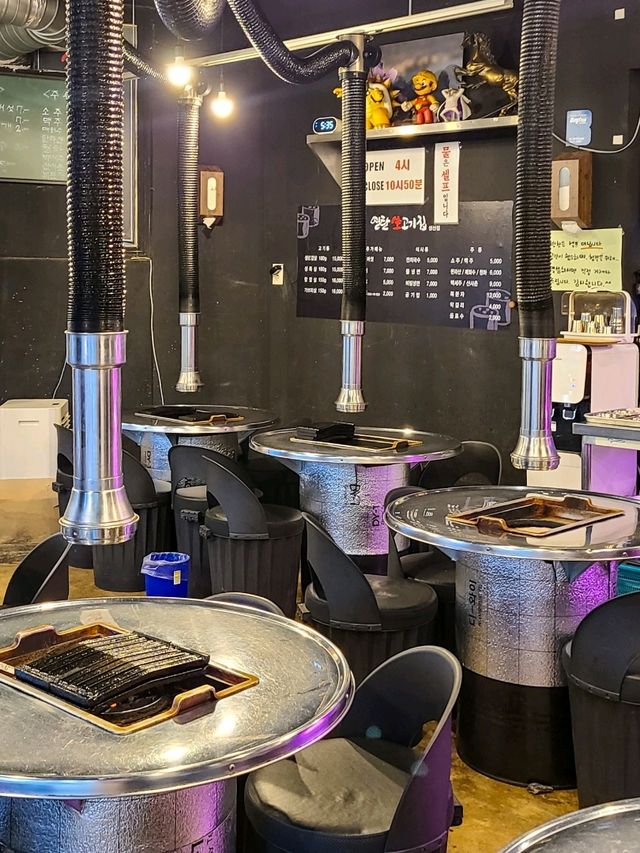 【ソウル】ローカル店でサムギョプサル