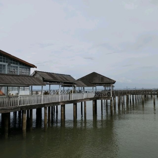 fishing resort at tanjung piai. 