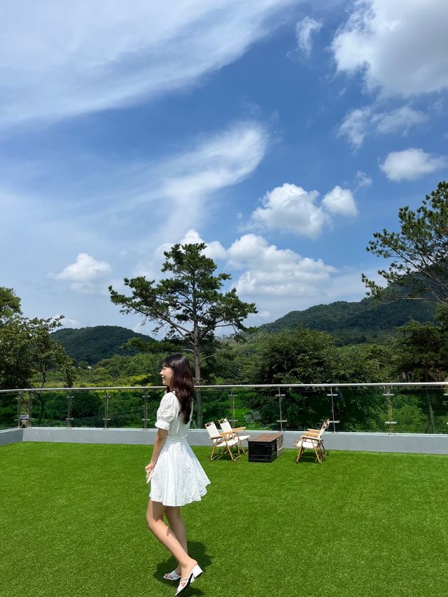 멋진 산 뷰로 힐링가득 할 수 있는 카페미드슬로프⛰️💚