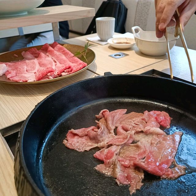 高級Sukiyaki 打破牛陣傳統 📍銅鑼灣世貿中心