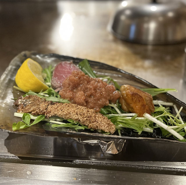 《東京 恵比寿》 パフォーマンス最高の鉄板焼き屋さん😋