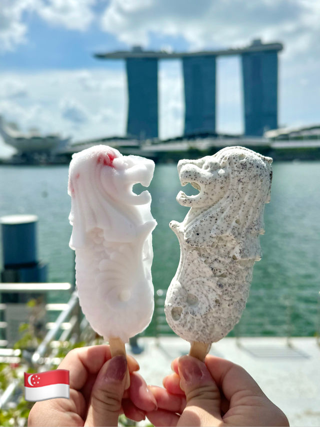 【シンガポール】写真映え間違いなし！せっかく行くなら食べたい、マーライオンアイスキャンディ