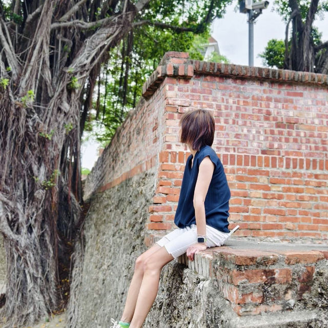 指標性景點安平古堡，在台南。