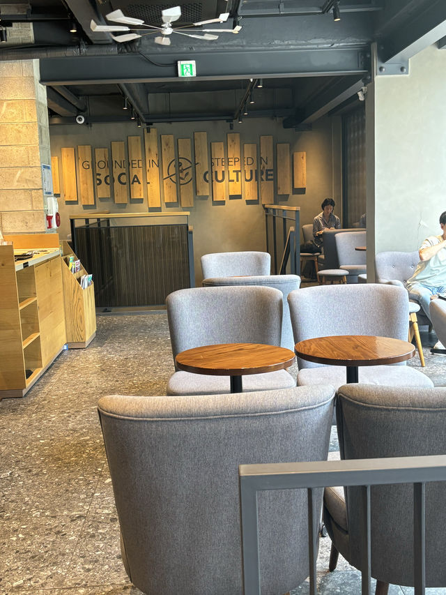 쾌적하고 넓은 바닐라라떼 맛집,커피빈 광주 문화전당역점
