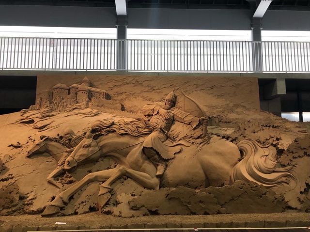 【鳥取砂丘 砂の美術館】砂の彫刻作品