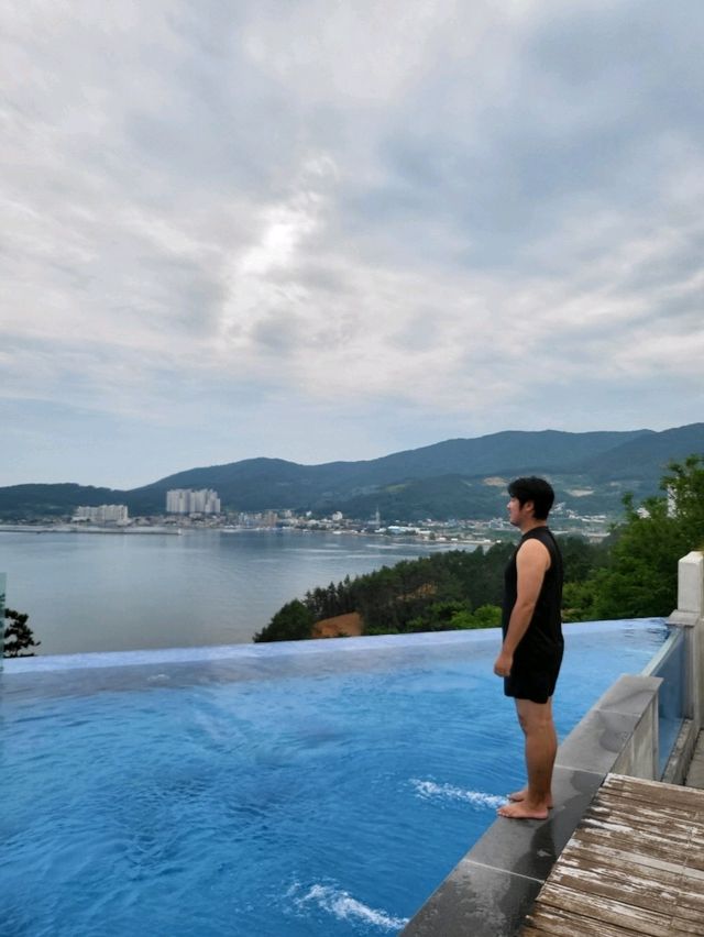 투숙객전용 수영장이 멋진 거제호텔