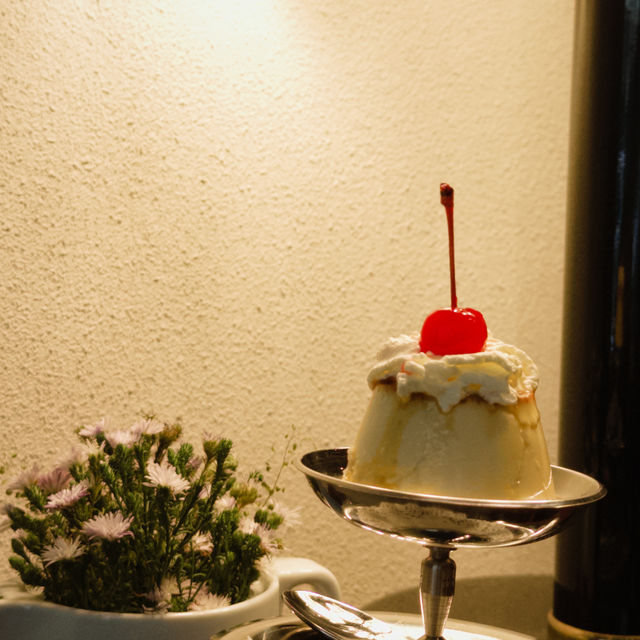 พุดดิ้งแสนอร่อยในบรรยากาศญี่ปุ่นที่ Heiwa Cafe