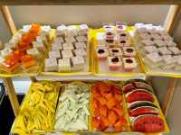 Asian street food buffet dinner