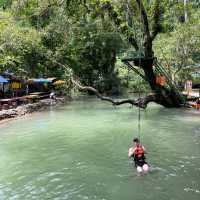 🔷 Discover the Mesmerizing Blue lagoons of Vang Vieng 🔷