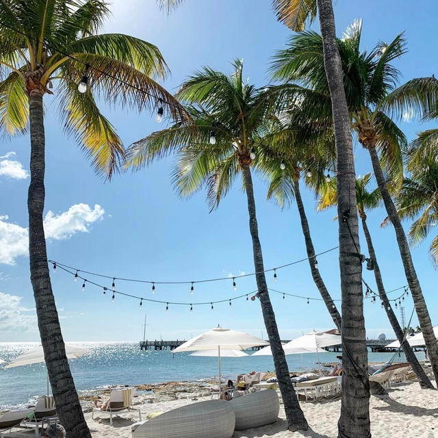 Unwinding at Smathers Beach, Key West