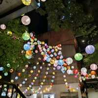 中秋燈展-灣仔藍屋一帶