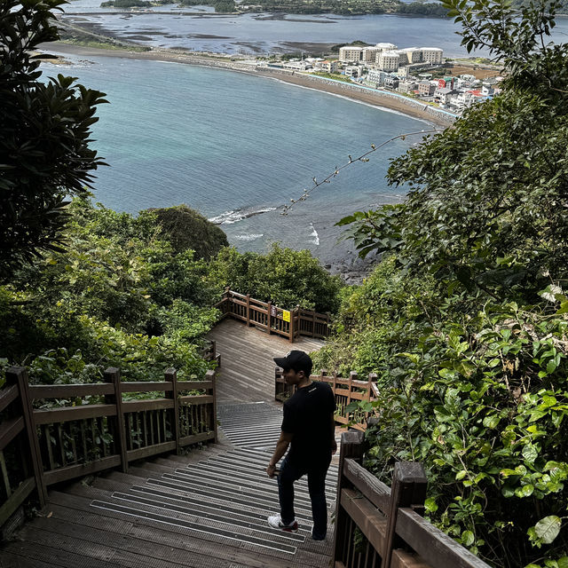 성산일출봉 정상에서 바라보는 한라산 풍경 ⛰️