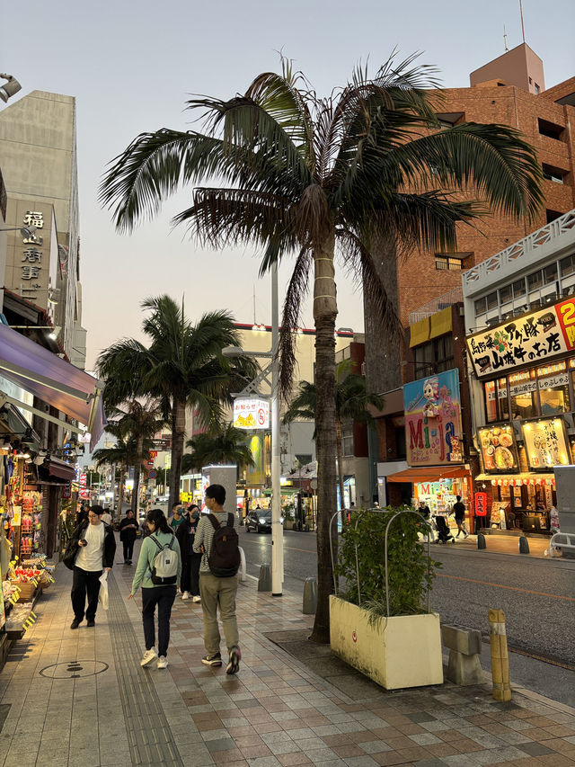 밤낮으로 화려한 길거리를 자랑하는 오키나와 국제거리🌴