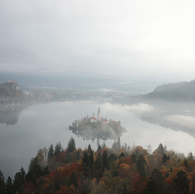 Lake Bled in the Misty Embrace