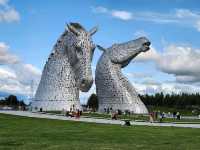 The Kelpies in Falkirk : A fusion of history, art and nature.