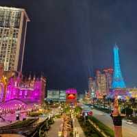 Enchanting Night Stroll Through Macau's Taipa & Cotai: A World of Lights and Landmarks 🌙✨