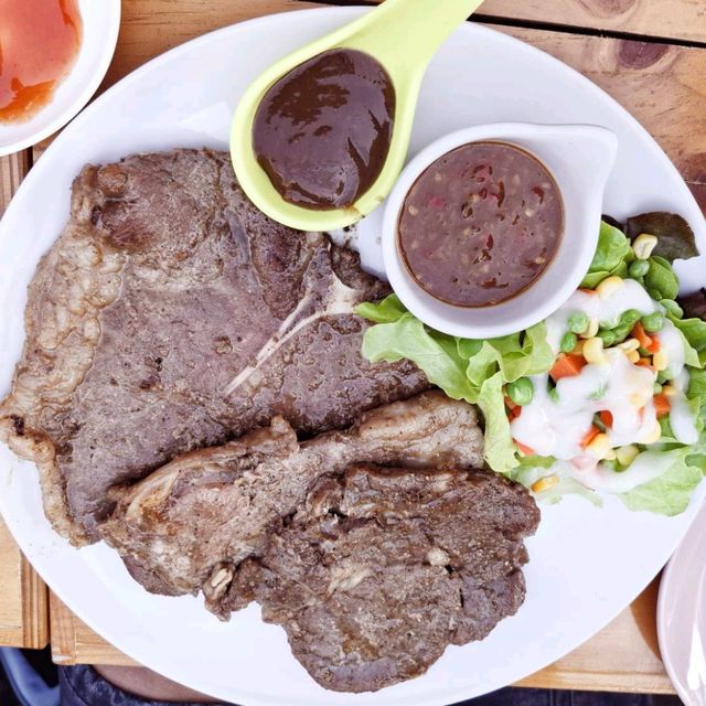 สเต็กอร่อยใกล้ "ภูลังกา"