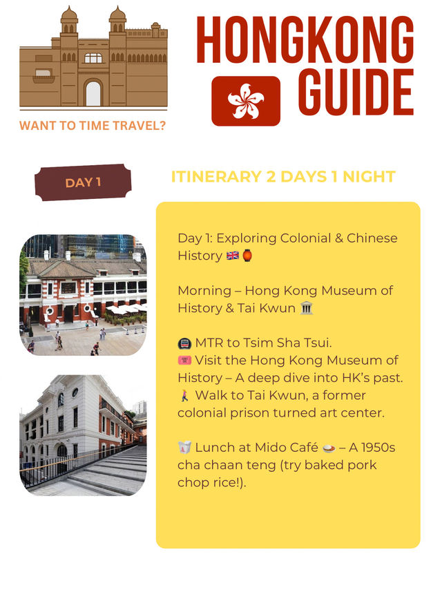 Hong Kong 🇭🇰 itinerary for 2 Days!
