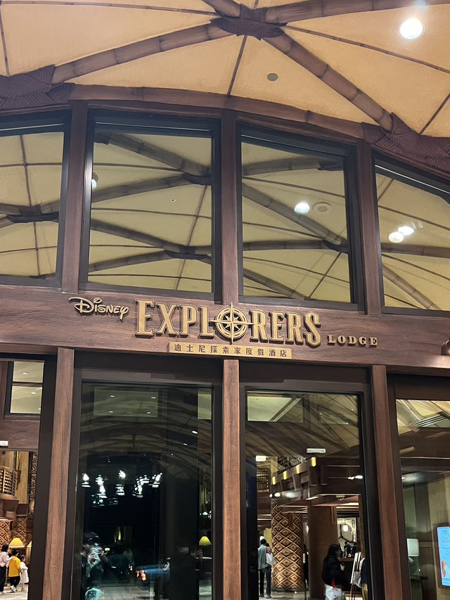 【香港ディズニー🇭🇰】エクスプローラーズロッジホテルのレストラン！