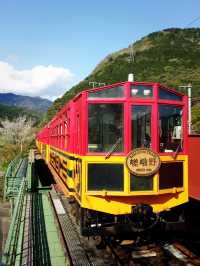 嵐山嵯峨野小火車🚂，脫離現實世界二十五分鐘之旅