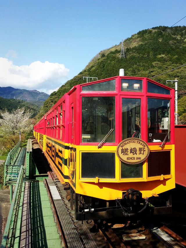 嵐山嵯峨野小火車🚂，脫離現實世界二十五分鐘之旅