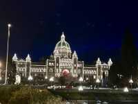 【カナダ🇨🇦】ブリティッシュコロンビア国会議事堂とその美しい夜景