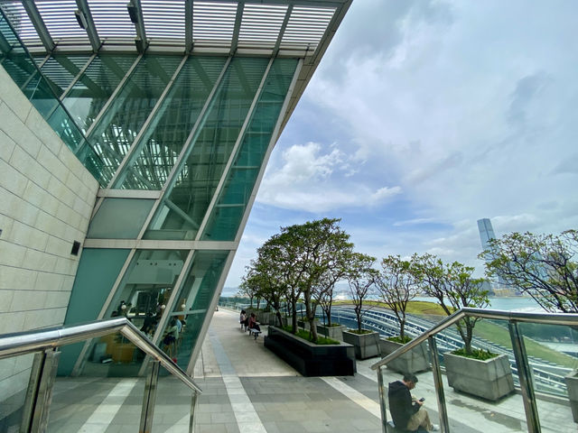 觸摸這座城市的心臟🫀✨中環IFC 商場天台花園✨🌹