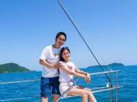 Golden hour in paradise—Phuket by yacht