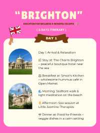 Brighton 3-days itinerary 🩷