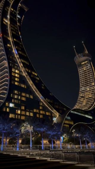 Discovering the Iconic Katara Towers – A Night to Remember in Lusail, Qatar