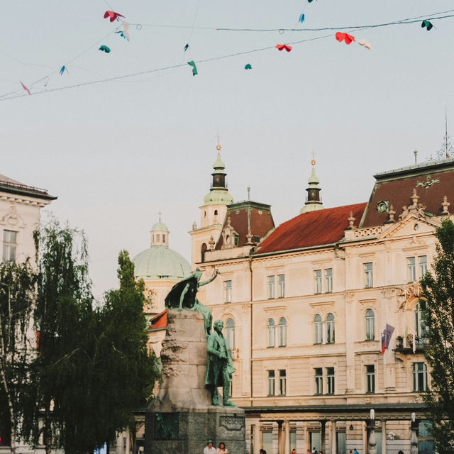 Ljubljana’s Riverside Blossoms