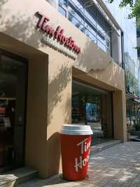 沒想到분당也有Tim Hortons 的分店