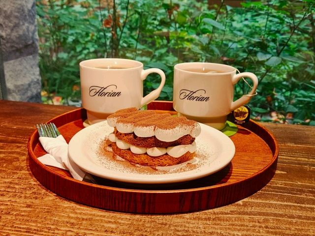 A time to chill in the afternoon for some nice tea and desserts