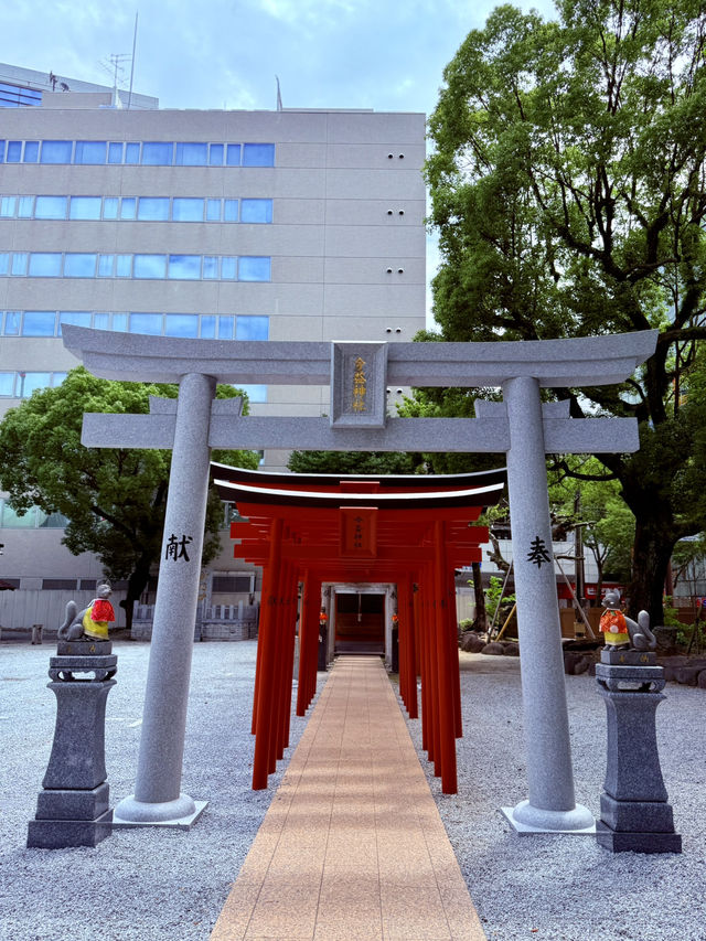 福岡第一繁華街·天神中心地帶的街道之神