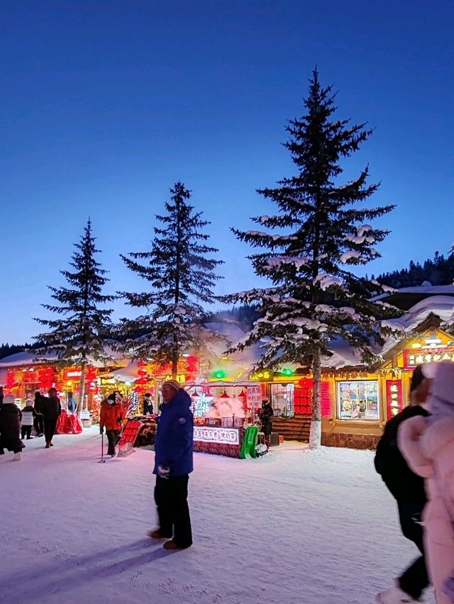 Snow Town Nights: A Luminous Winter Fairytale