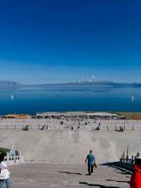 Sayram Lake in Xinjiang, Blue Water and Pure Chill