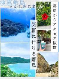 【渡嘉敷島】那覇から約1時間で気軽に行ける離島へ！🏝️