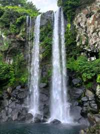 Jeongbang Waterfall: Nature’s Curtain by the Sea