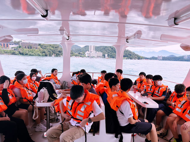 經典日月潭湖岸巡禮，搭船🚢、吃茶葉蛋、建築欣賞